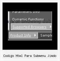 Codigo Html Para Submenu Jimdo Dhtml Menu Apycom