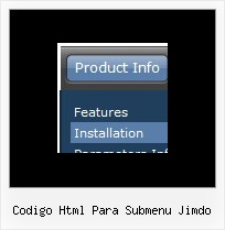 Codigo Html Para Submenu Jimdo Hide Menu Javascript