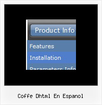 Coffe Dhtml En Espanol Web Menu Samples