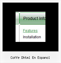 Coffe Dhtml En Espanol Menus From Jscript