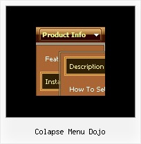 Colapse Menu Dojo Javascript Navigation Tabs