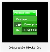 Colapseable Blocks Css How To Make A Javascript Category Menu