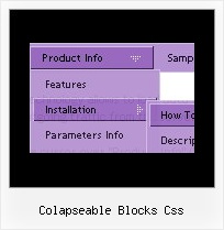 Colapseable Blocks Css Paginas Web Con Menus
