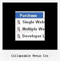 Collapsable Menus Css Javascript Drop Menu Bar