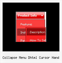 Collapse Menu Dhtml Cursor Hand Drag Drop List Javascript