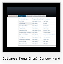 Collapse Menu Dhtml Cursor Hand Dynamic Dropdown Html Javascript