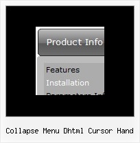 Collapse Menu Dhtml Cursor Hand Drag Menu Css