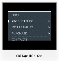 Collapsible Css Layers Menu