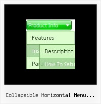 Collapsible Horizontal Menu Indexhibit Html Menus Software