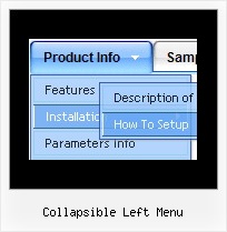 Collapsible Left Menu Tree Menu Css
