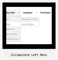 Collapsible Left Menu How To Make A Cross Frame Drop Down Menu