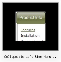 Collapsible Left Side Menu Javascript Css Javascript Example Of Vertical Menu