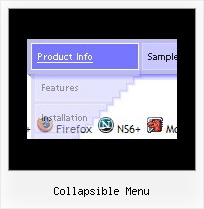 Collapsible Menu Animated Tab Menu