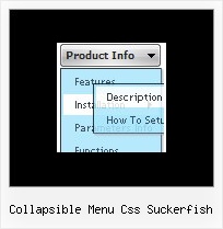 Collapsible Menu Css Suckerfish Html Tab Example