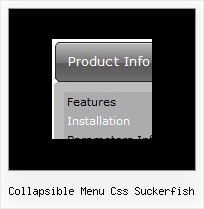 Collapsible Menu Css Suckerfish Html Pop Down Style