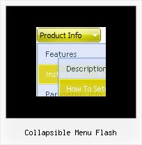 Collapsible Menu Flash Menu Images