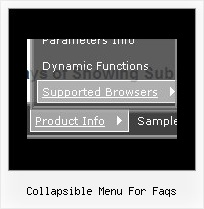 Collapsible Menu For Faqs Creating Menu Css