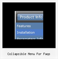 Collapsible Menu For Faqs Dhtml Rollover Menu Generator