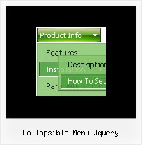 Collapsible Menu Jquery Create Menu Html Sample Code
