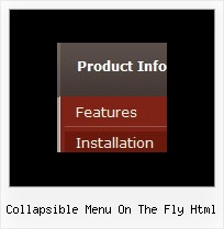 Collapsible Menu On The Fly Html Scroll Javascript Status