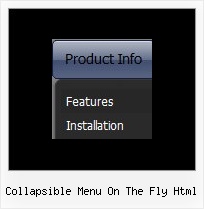 Collapsible Menu On The Fly Html Vertical Cascade Menu