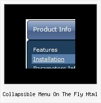 Collapsible Menu On The Fly Html Drop Down Menus Dhtml Slide