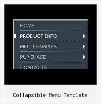 Collapsible Menu Template Menu En Java Script