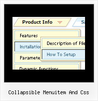 Collapsible Menuitem And Css Website Tab Menu Script