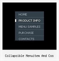 Collapsible Menuitem And Css Rollover Drop Down Menu Css