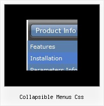 Collapsible Menus Css Menu Javascript Relative Position