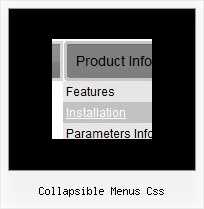 Collapsible Menus Css Example Of Drop Menu