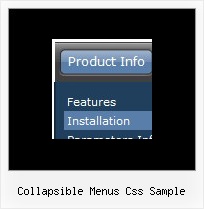 Collapsible Menus Css Sample Expanding Menu Javascript