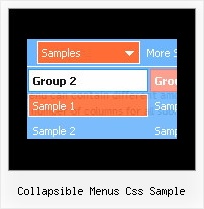Collapsible Menus Css Sample Java Pop Up Menu Generator