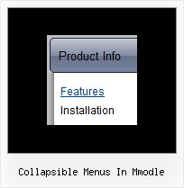 Collapsible Menus In Mmodle Js Menu Bar