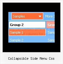 Collapsible Side Menu Css Javascript Position Slider Bar