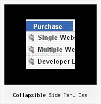 Collapsible Side Menu Css Javascript Menu Moving