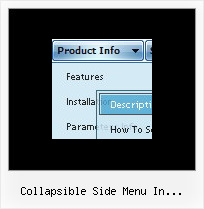 Collapsible Side Menu In Javascript Submenus