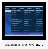 Collapsible Side Menu In Javascript Html Xp Menu Collapse