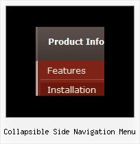 Collapsible Side Navigation Menu Javascript Pull Down Menu Source