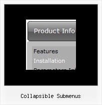 Collapsible Submenus Web Design Drop Down Menus