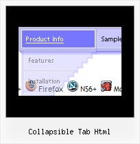 Collapsible Tab Html Jscript Menu