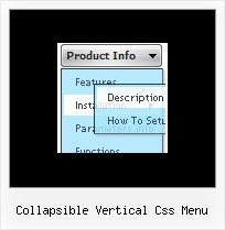 Collapsible Vertical Css Menu Html Expandable