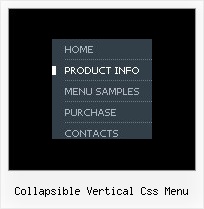 Collapsible Vertical Css Menu Horizontal Drop Down Navigation