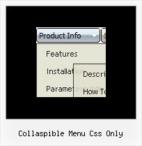 Collaspible Menu Css Only Web Menus Creating