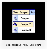 Collaspible Menu Css Only Html Navigation Menus Example