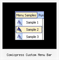 Comicpress Custom Menu Bar Dropdown Jscript Menu