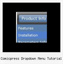 Comicpress Dropdown Menu Tutorial Horizontal Css Popup Menu