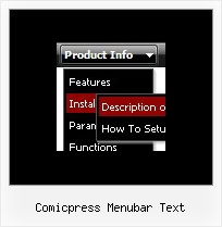Comicpress Menubar Text Menu Bar Using Javascript