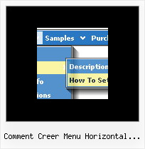 Comment Creer Menu Horizontal Avec Flash Menu Pulldown Javascript