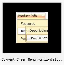 Comment Creer Menu Horizontal Avec Flash Menu Desplegable Java Script